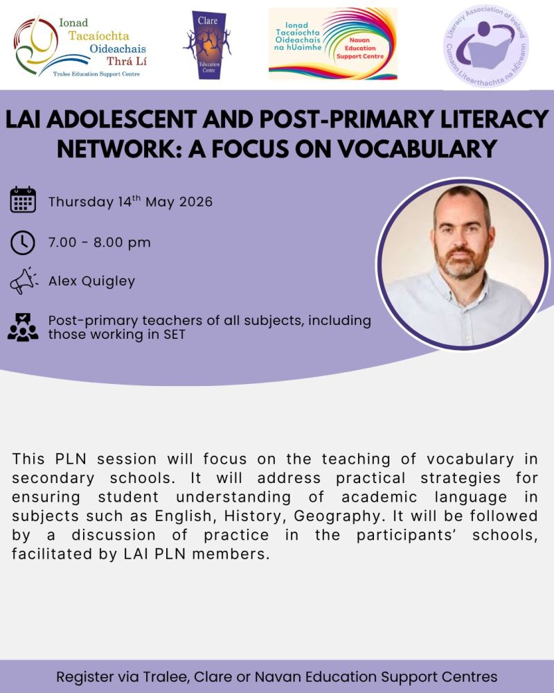 SP26-137 LAI Adolescent and Post-Primary Literacy Network: A Focus on Vocabulary 